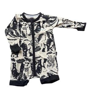 Bonds Black and Cream Kids Pajamas